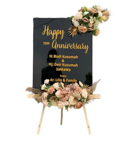 Papan Bunga Akrilik Apela Satu